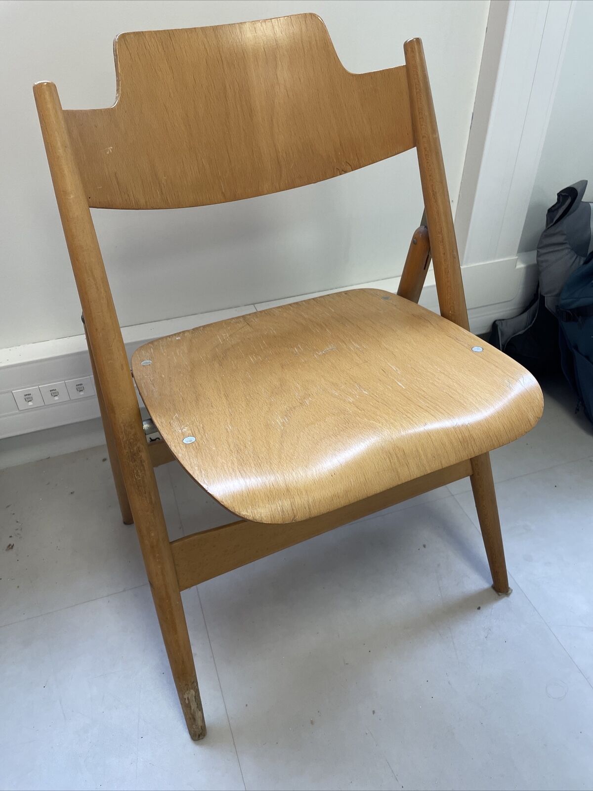 1 SE18 Folding Chair by Egon Eiermann for Wilde + Spieth.