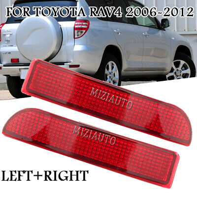 Rear, Driver Side for Toyota RAV4 TO2830102C 2006 to 2014 New Bumper Reflector