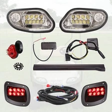 10L0L Golf Cart Headlight Tail Light Kit for EZGO Freedom TXT T48 2014-up 12V