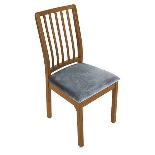 1-8 Kitchen Dining Chair Seat Covers Stretch Velvet Cushion Slipcovers Protector - Picture 9 of 16