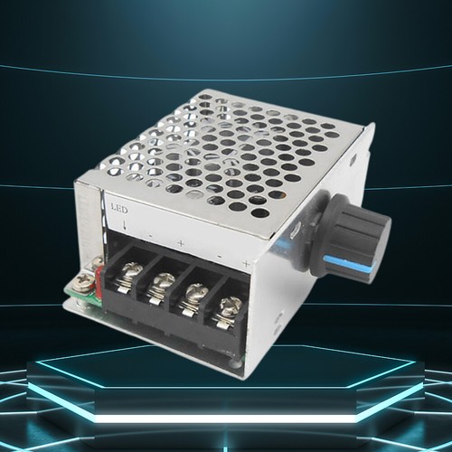DC9-60V Motor Speed Controller 1200W 20A 100K Knob 25KHZ Barrier Terminal Blocks