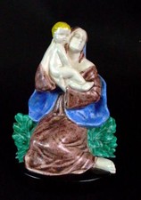 bellissima Madonna Art Decò con Bambino Gesù - Goldscheider Vienna Austria
