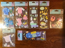 Jolee's Boutique Baby Boy and Baby Girl Scrapbook Stickers - UPDATED 05/11/24