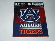 AUBURN TIGERS  3.5 inch square Tiny Team VINYL DECAL  by Rico  NEW!