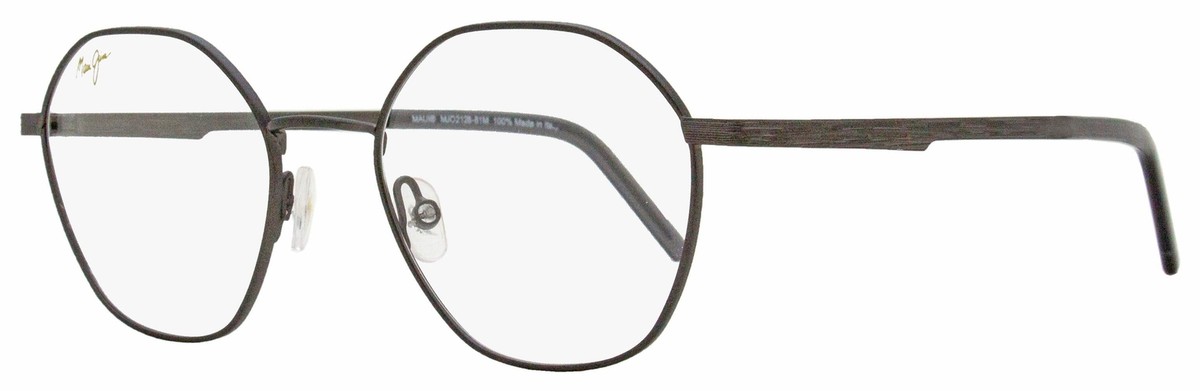 Maui Jim Hexagonal Eyeglasses MJO2128 81M Matte Gunmetal 50mm | eBay