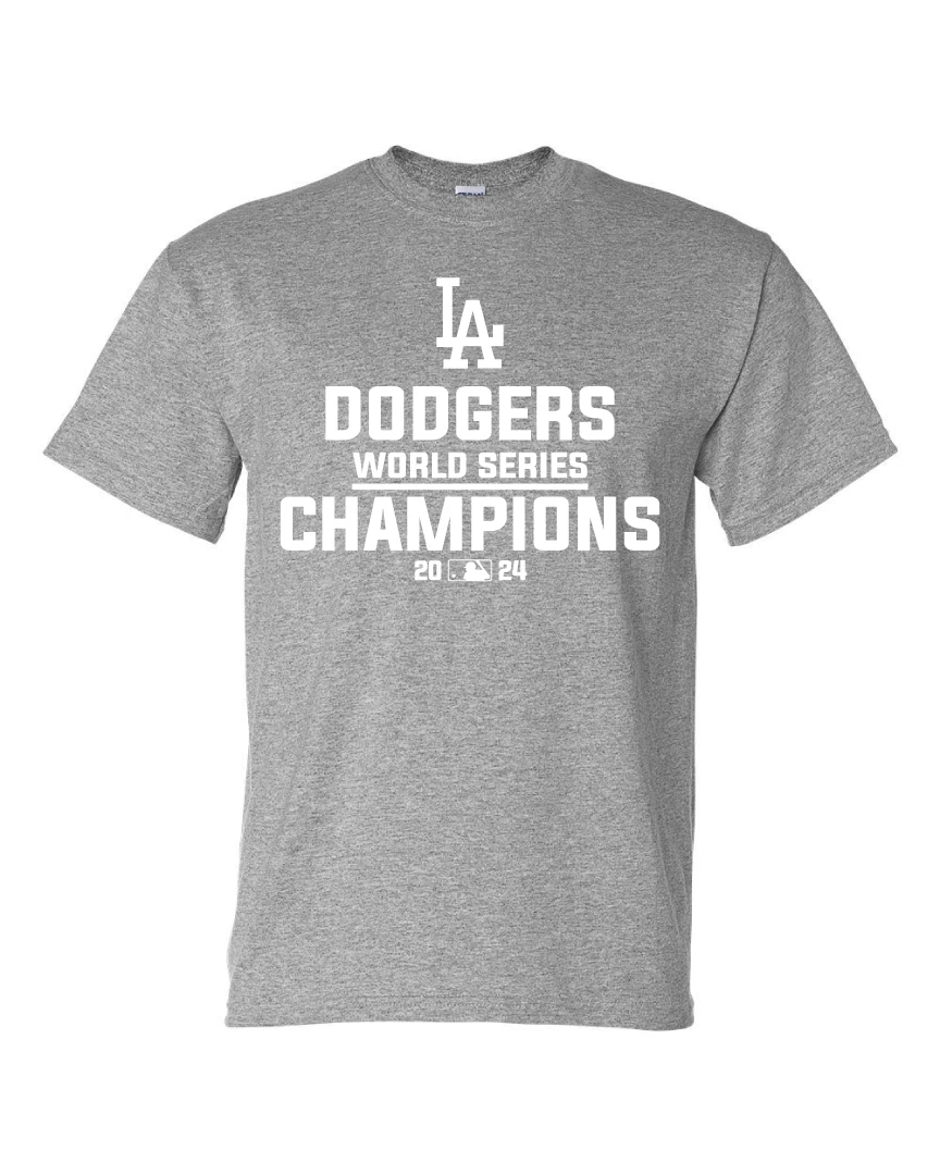 Los Angeles Dodgers 2024 World Series Champions T-Shirt S-5XL & Youth Kids