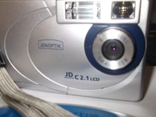 Jenoptik 8MB   JD C2.1 LCD Silver Digital Compact Camera - 4 digital zoom. USB