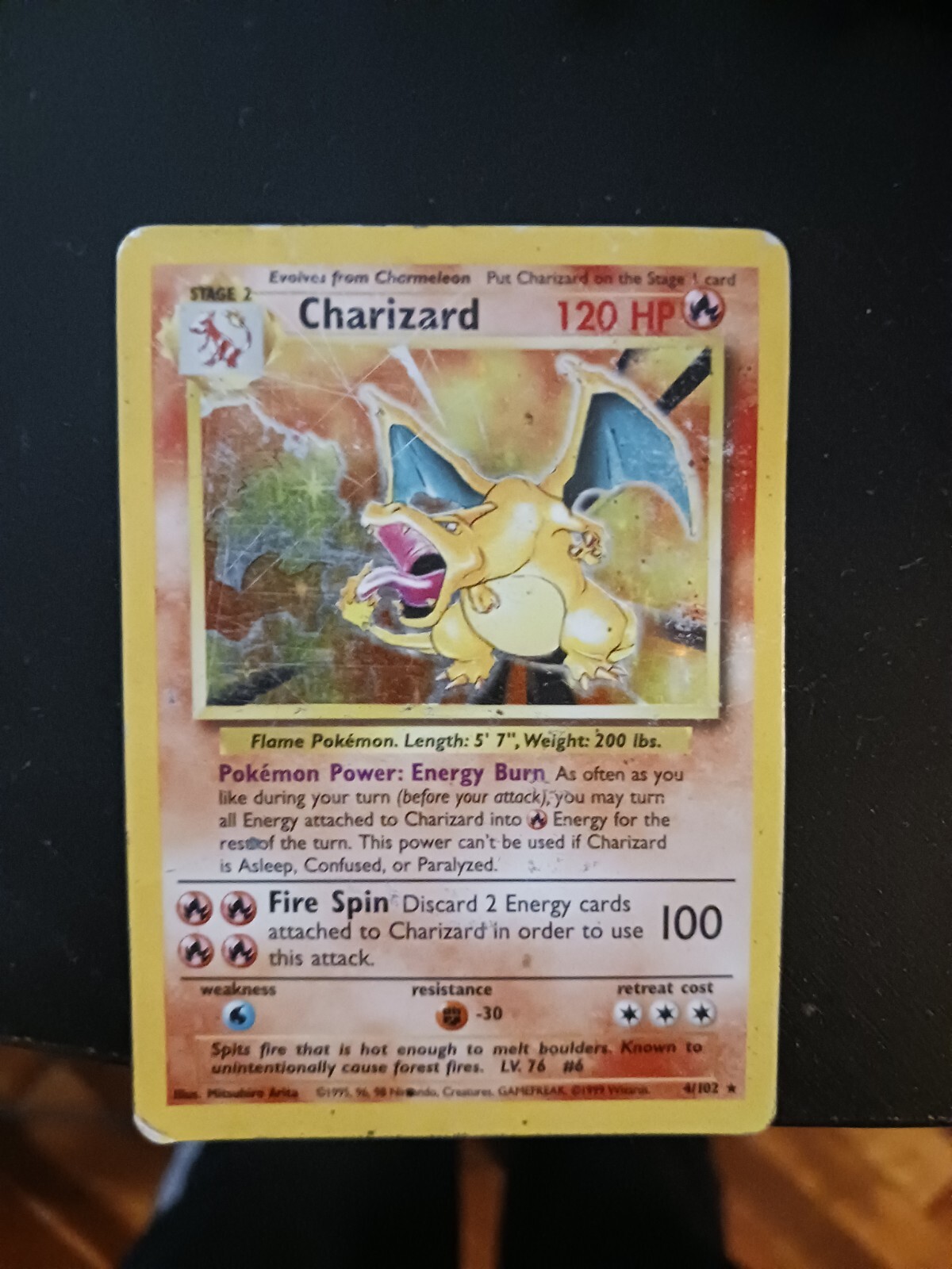 pokemon charizard 120 hp