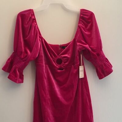 mini off shoulder red dress JANINE MINI DRESS