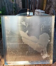 Master Flow Drain Pan 36 in x 36 in. PVC Connector 26-Gauge Galvanized Steel New