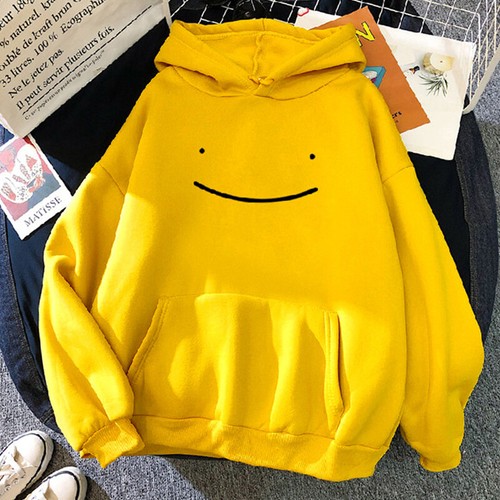 Women Hooded Sweatshirts Long Sleeve Hoodies Casual Fake Smile Print Ladies - Picture 9 of 34