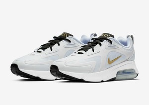 air max 200 metallic gold