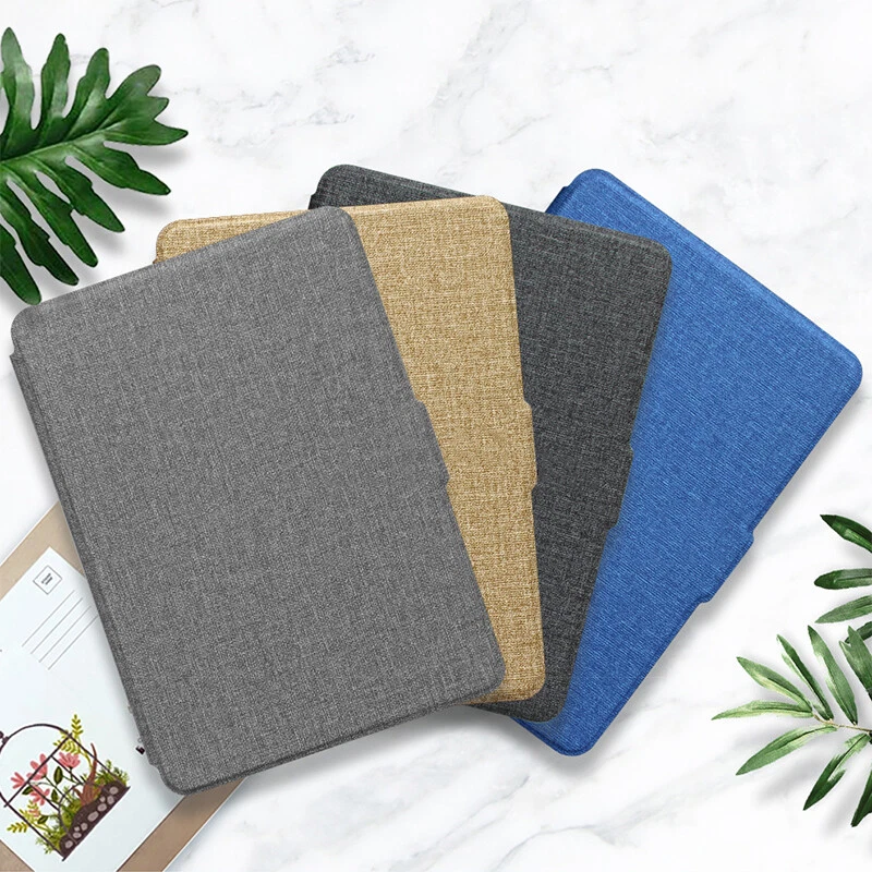 For Amazon All-New Kindle 2019 Kindle Paperwhite Cloth Texture Smart Case Cover - Image 3 of 4