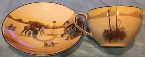 Royal Doulton Fox Hunting Cup And Saucer John Peel #6 - Picture 3 of 7