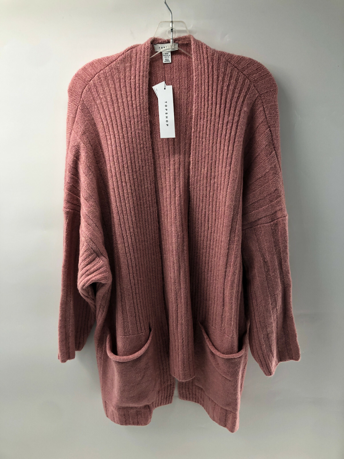 Topshop Womens Knit Cardigan Long 
