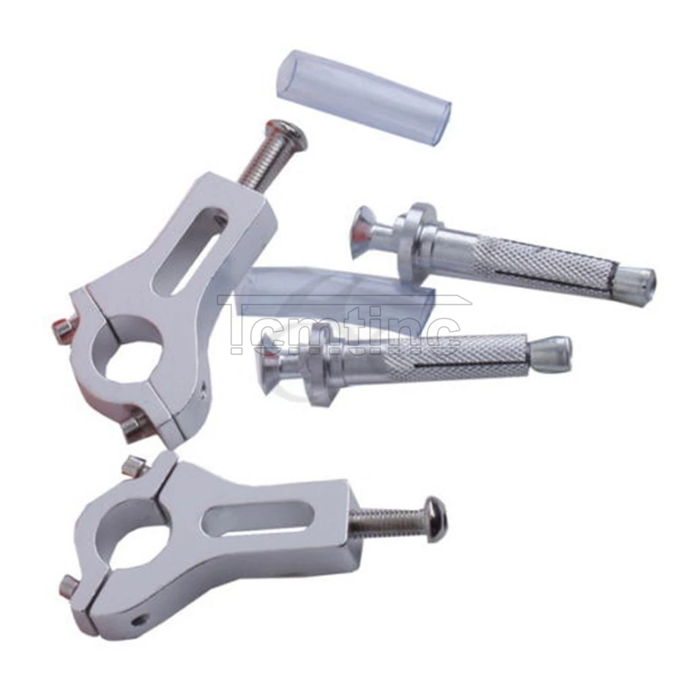 Protectores de manos con cepillo negro de 7/8" para Honda Yamaha Suzuki Kawasaki Dirt MX bicicletas ATV Foto 4 de 4