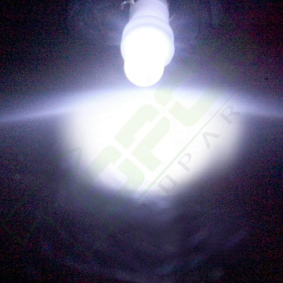 10X T5 Instrument Cluster Panel Gauge Dash LED bulbs light 74 70 37 2721 white - Image 2 of 4