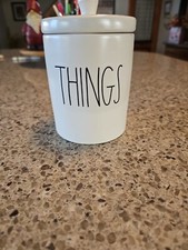 Rae Dunn THINGS Canister With Lid
