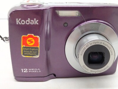 Kodak EasyShare C182 12.2MP Digital Camera - Purple - Parts Read