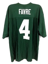 Vtg Brett Favre Mens Jersey Green Bay Packers #4 NFL Players Football Dad Size L