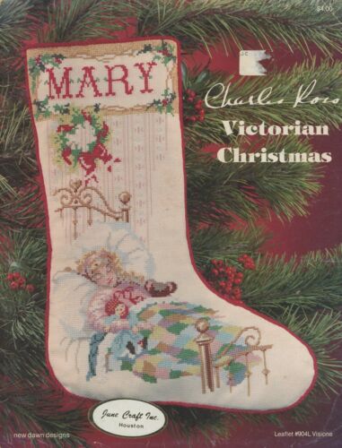 Ross Originals Victorian Little Girl Sleeping Dreaming Cross Stitch Pattern