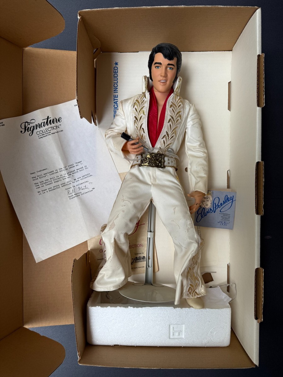 エルヴィスプレスリースーパーゴールド・エルヴィス限定版 1984年ワールドドール Vintage 1984 World Doll Elvis Gold Platinum 19