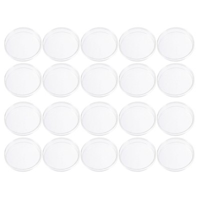  20 Pcs Petri Dish Plates Sterilizers Specimen Containers for Fish Square
