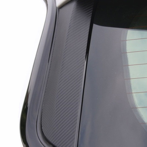 6x PREMIUM A B C Säule Tür Leisten Auto Folie Carbon Schwarz für viele Fahrzeuge - Bild 4 von 4