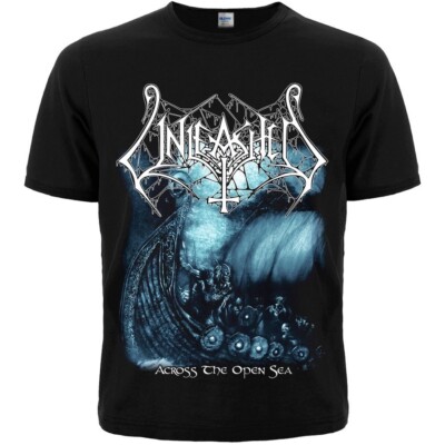 Unleashed ''Across the Open Sea'' Black T-Shirt dark throne Amon Amarth bathory