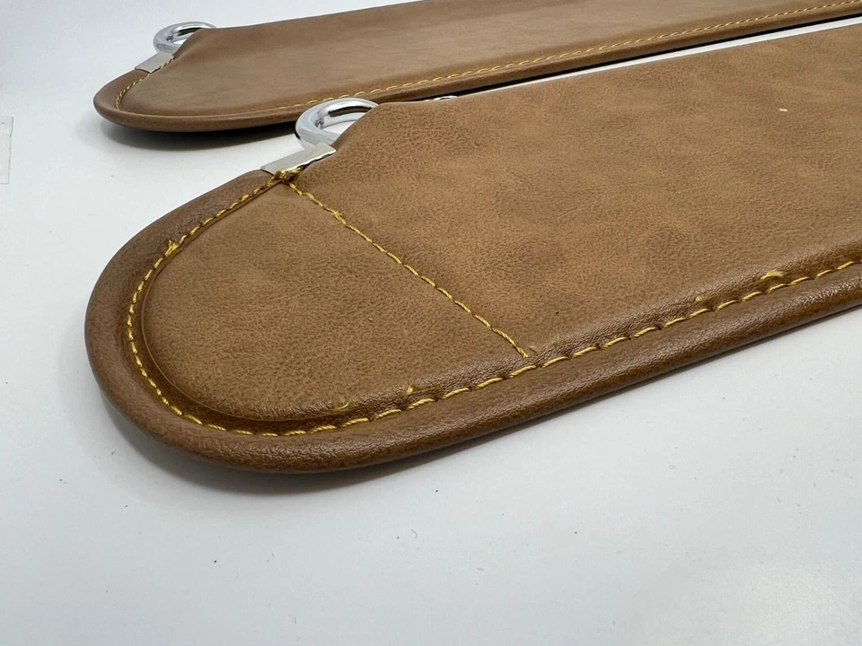 Interior Sunvisor Sun Visors Set for Jeep Wrangler YJ 87-95 TAN - SPICE 2 Pieces - Image 2 of 4