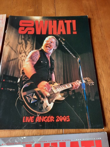 Vintage Metallica Fan Club So What Magazines 2003 Volume 10 lot - Picture 3 of 9