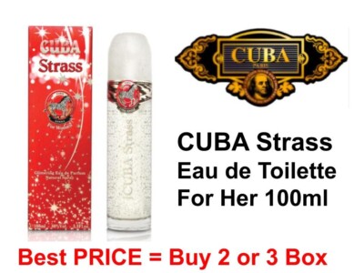 CUBA Femme Strass ZEBRA 100ml EDP  Eau de Parfum for Her Frau