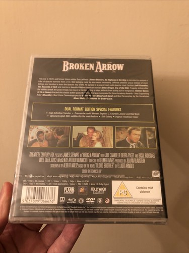 Broken Arrow Region B Dual Format Blu Ray DVD Signal One 1950 James Stewart - Imagen 2 de 7