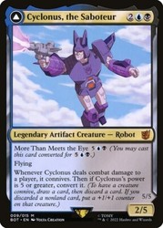 Cyclonus, the Saboteur // Cyclonus, Cybertronian Fighter 009/015 Transformers BOT