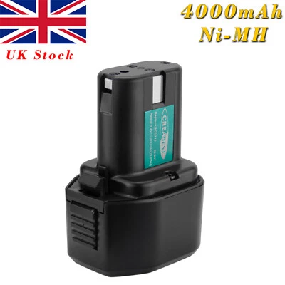 CREABEST 4.0AH 7.2V Ni-MH Nail Gun Battery For Hitachi 325292 EB712S NR90GC2 D10DC DS6DV