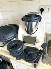 Thermomix TM6 Vorwerk Food Processor White, Full-Size with Accessories, Warranty