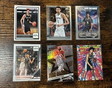 Lot Of (23) San Antonio Spurs Cards (Rookie Wemby, Castle, Harper & MORE)