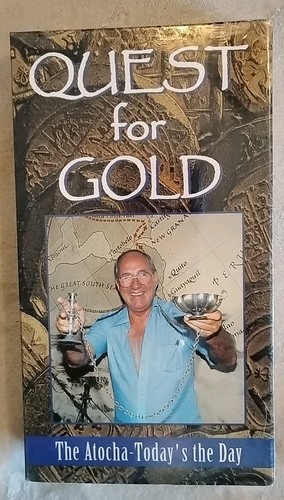 Quest For Gold VHS The Atocha- Today's The Day Mel Fisher Super Rare 1986 Ver.