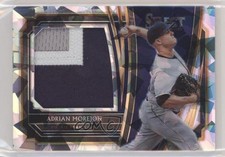2020 Select Rookie Jumbo Swatches Cracked Ice Prizm 9/25 Adrian Morejon 00nt