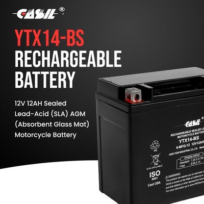 YTX14-BS Motorcycle Battery Replacement for KTM 1290CC Super Duke, R 2014 - 2019