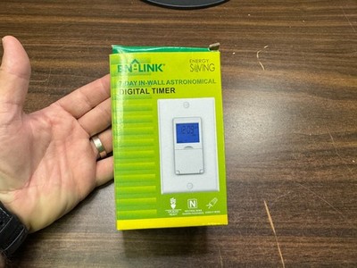 BN-LINK 7 Day In-Wall Astronomical Digital Timer