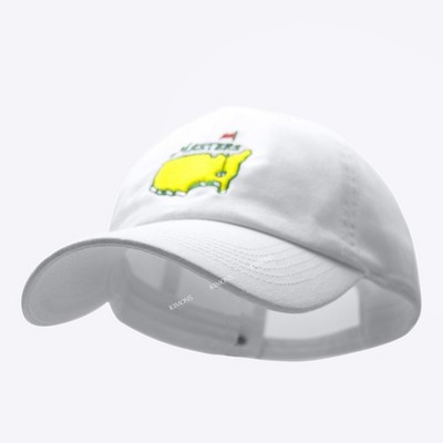 Masters 2026 Golf Hat Augusta National Golf Club Green White Cap