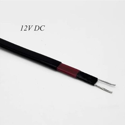 Silicone 12V Self-Regulating Heating Cable 5 Meter for Pipe For Antifreeze