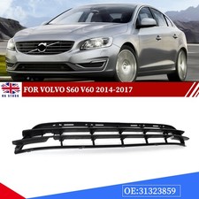 FRONT BUMPER LOWER GRILLE MESH w/PDC 31323859 FOR VOLVO S60 V60 2014-2017
