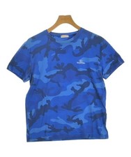 VALENTINO T-shirts/Cut  Sewns Blue Camouflage S 2200589329143