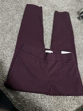 New Liz Claiborne Womens Lisa Straight Leg Mid-Rise Pull On Pants Size Size 8