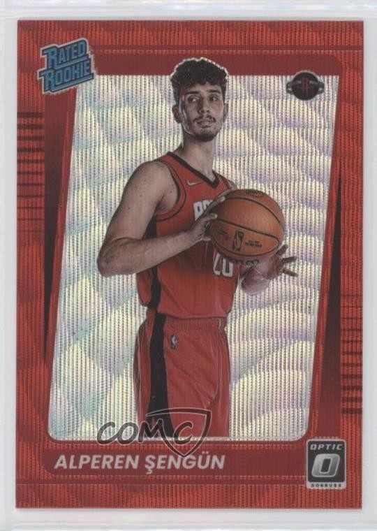 2021 Panini Donruss Optic Rated Red Wave Prizm Alperen Sengun #169 Rookie RC fs8