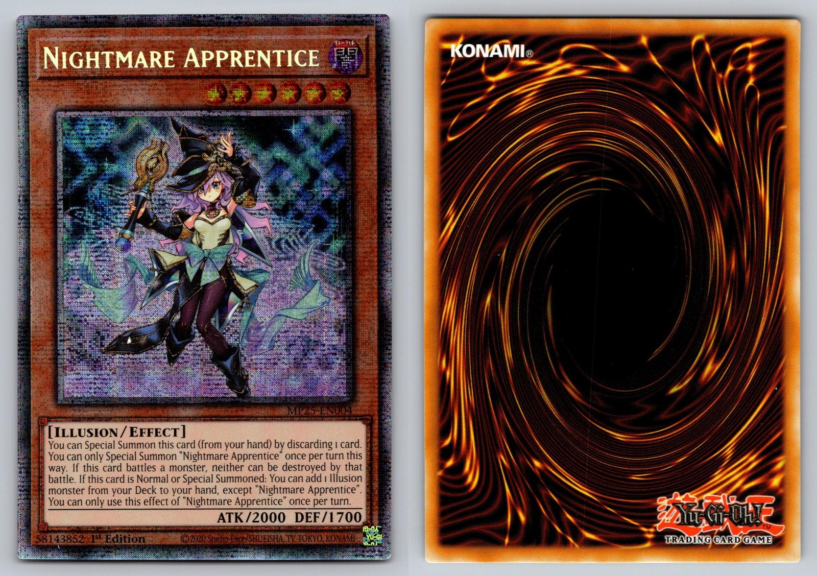 Nightmare Apprentice MP25-EN004 2025 Mega-Pack Yu-Gi-Oh 1st Edition NM
