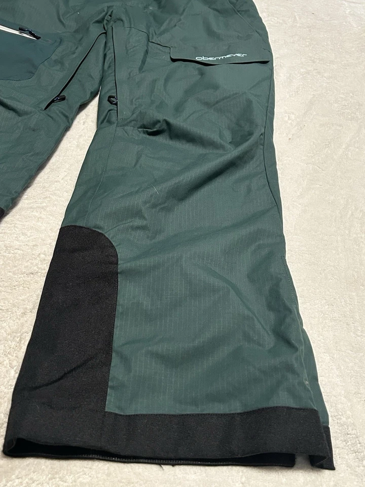 Obermeyer Batten Snowboard Esquí Nieve Invierno Pantalones Verde Oscuro Para Hombre Talla Mediana Foto 3 de 4