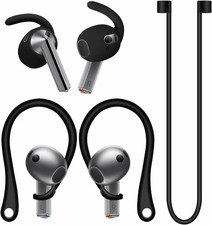 Galaxy Buds 3 Anti-Slip Kit Replacement Ear Hooks Sport Tips Black